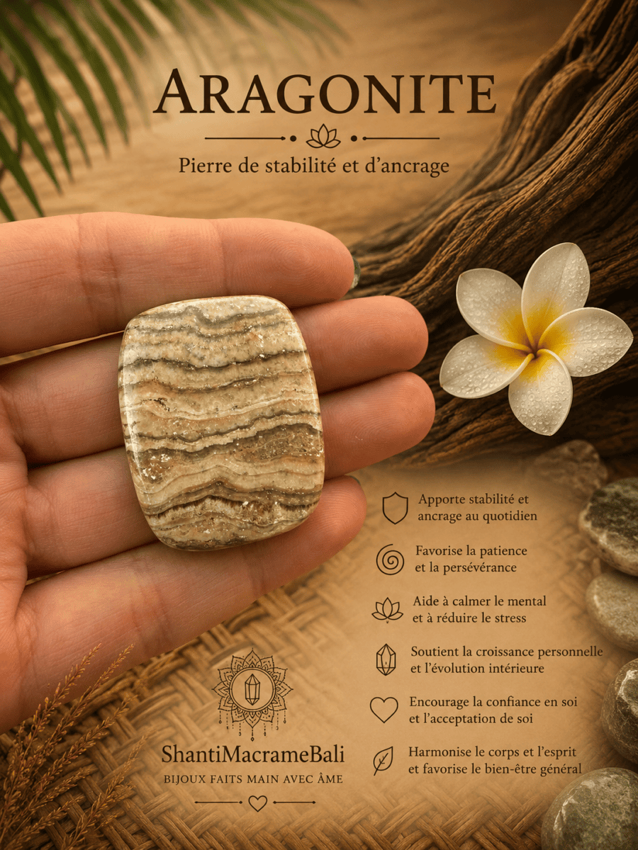 Aragonite : vertus, signification et la pierre de l&rsquo;ancrage