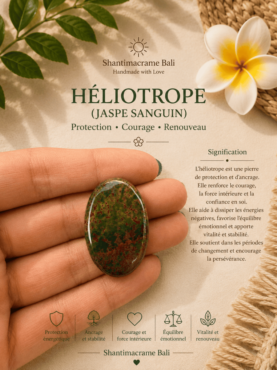 Héliotrope : vertus, signification et la pierre du courage sacré