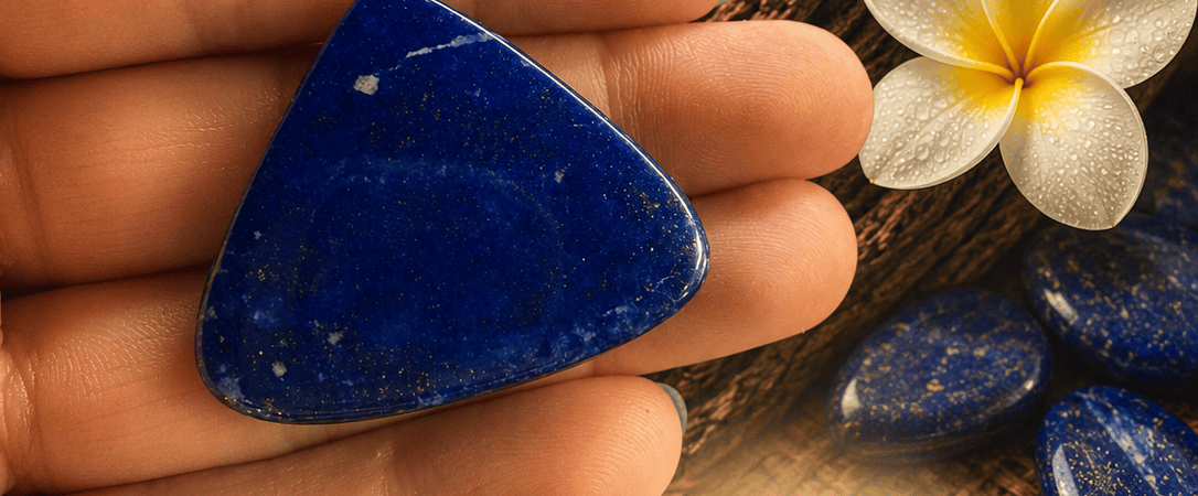 Collier macramé lapis lazuli — signification et vertus