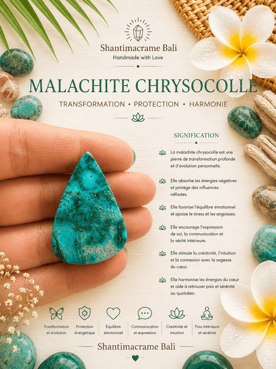 Malachite : vertus, signification et la pierre de la transformation profonde