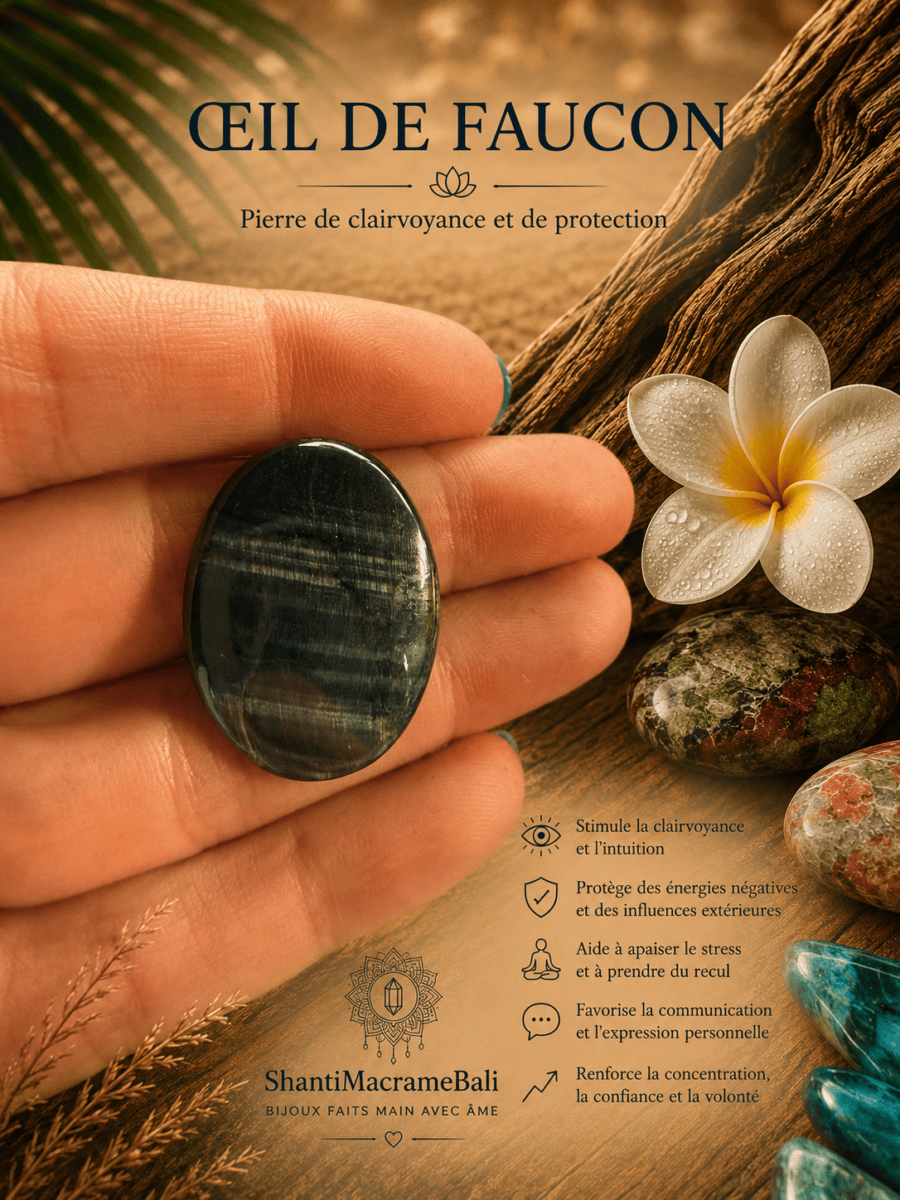 Œil de Faucon : vertus, signification et la pierre de la vision haute