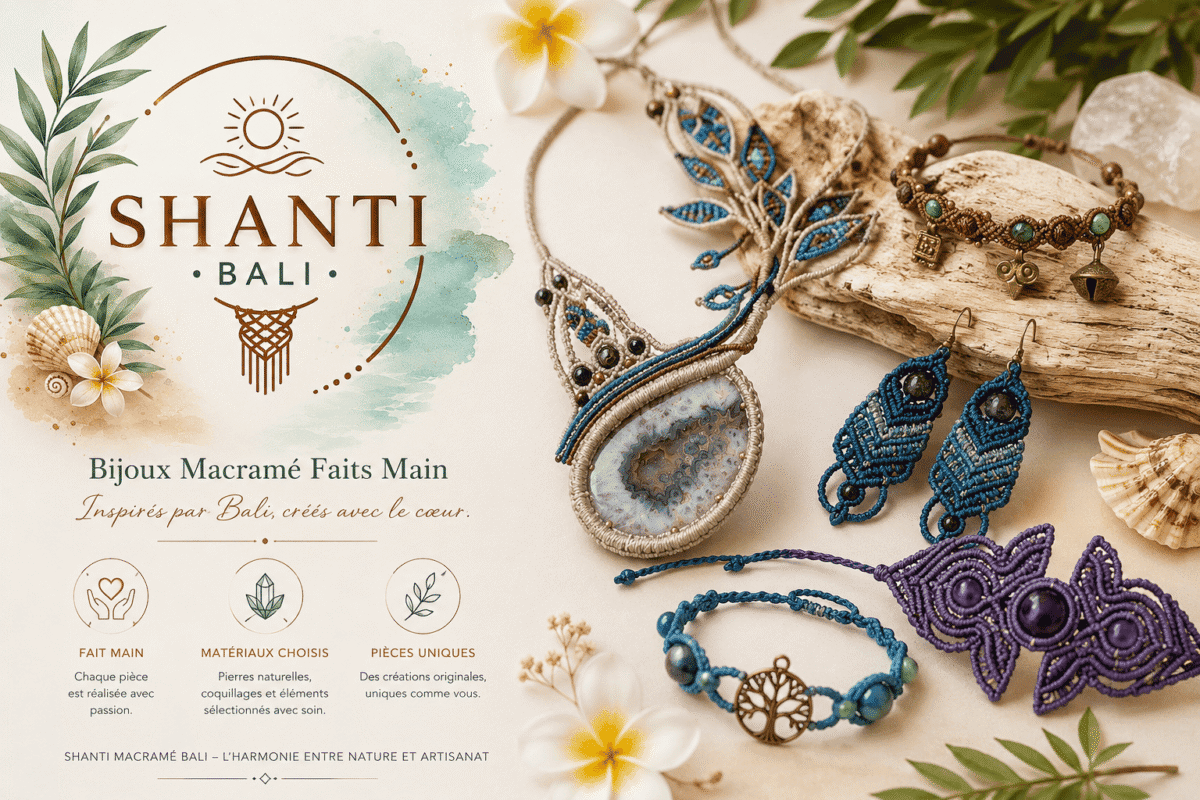 Bijoux Macramé Shanti Bali