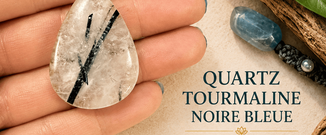 Quartz Tourmaline Noire : vertus, signification et la pierre de purification
