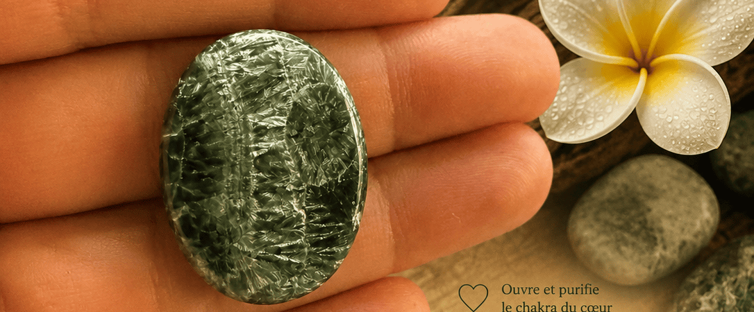Séraphinite : vertus, signification et la pierre des anges