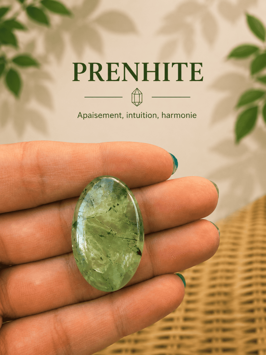 Prehnite : vertus, signification et la pierre de la guérison inconditionnelle